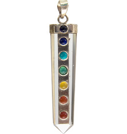 Chakra Pendant on Crystal Point - 98802