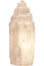 Gemstone Lamp - 8-10 inches White Selenite - 35800