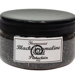 Black Tourmaline Gemstone Sand Jar 180 gr - 62024