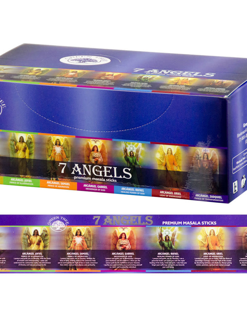 Incense - Green Tree 15 gr - 7 Angels - 72650 - Disc.