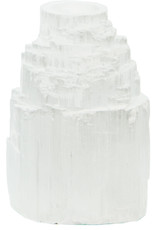 Candle Holder - Mini Iceberg White Selenite - 04624