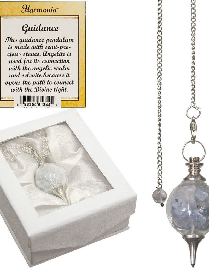 Pendulum - Sephoroton Angelite & Selenite Chips - Guidance - 61344