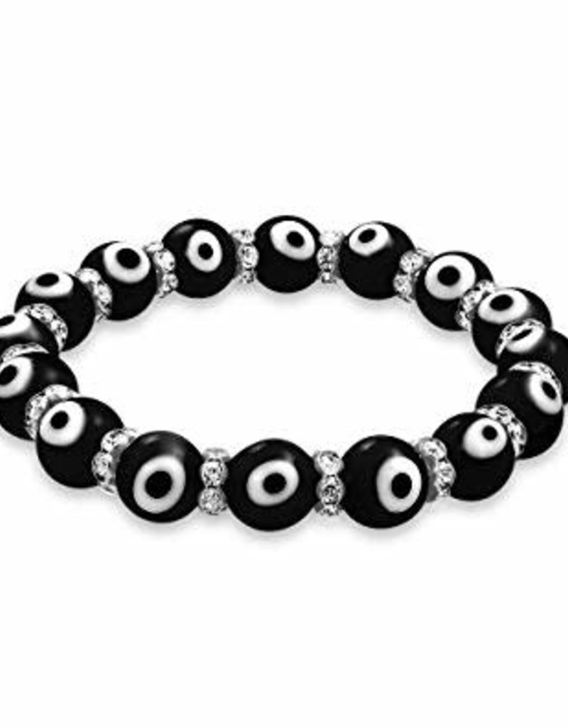 Evil Eye Bracelet Black 95221 The Open Mind Store