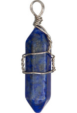 Pendant - Wire Wrapped Lapis - 98624