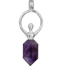 Pendant - Goddess Amethyst Vogel Point - 99199