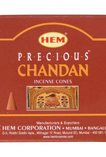 Incense - Hem Precious Chandan Cone - 73025 (IHEM-CN-PRCH)