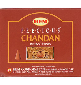 Incense - Hem Precious Chandan Cone - 73025 (IHEM-CN-PRCH)