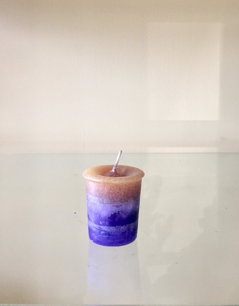 Reiki Charged Votive Candle - Patchouli & Nag Champa