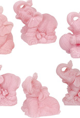 Feng Shui Figurines - Elephant Pink Box - 33335