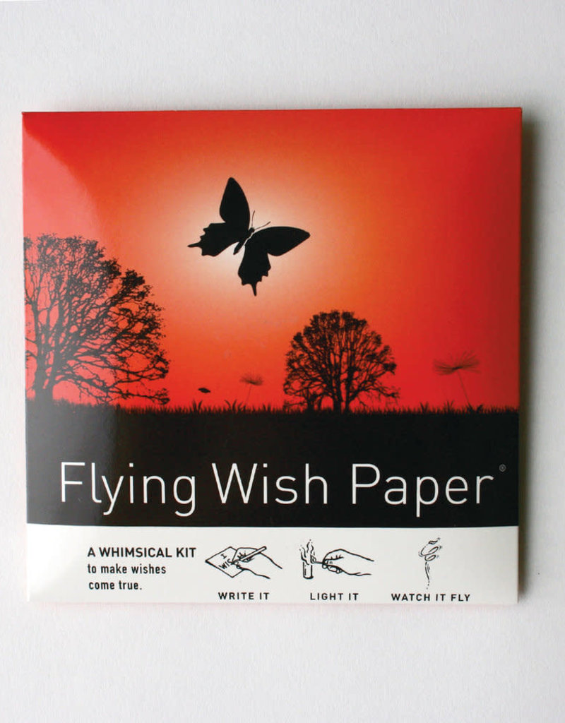 Red Butterfly Flying Wish Paper