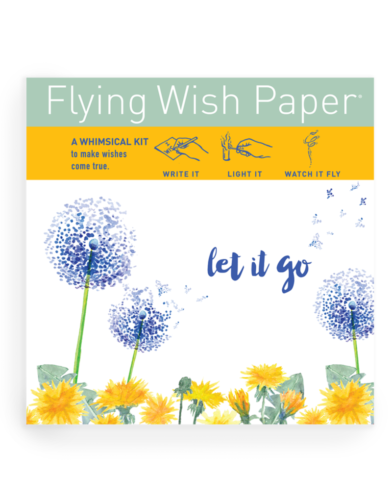 Let It Go Flying Wish Paper