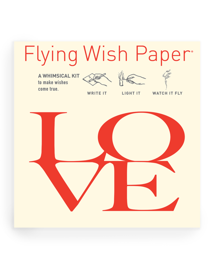 LOVE Letters Flying Wish Paper