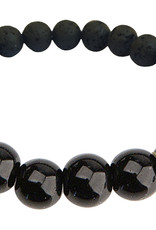 Lava Diffuser Bracelet - Power/Success Onyx
