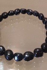 Black Tourmaline - Free-Form Bracelet (SM)