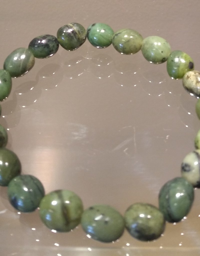 Jade Nephrite Free-Form Bracelet