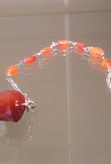 Carnelian Pendulum Bracelet