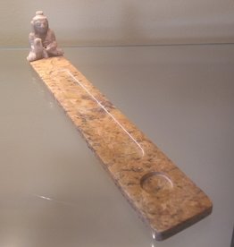Soapstone Buddha Ash Sled Incense Holder