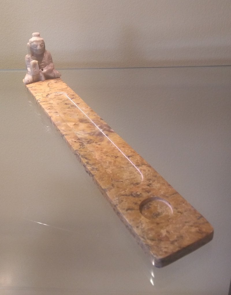 Soapstone Buddha Ash Sled Incense Holder