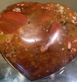 Madagascar Red Jasper- Giant Puffy Heart