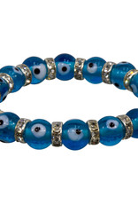 Evil Eye Bracelet - Aqua- 95223