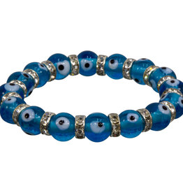 Evil Eye Bracelet - Aqua- 95223