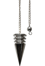 Pendulum - Chambered Silver Plated Point - 61397