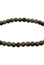 Dragon Bloodstone Bracelet - 4mm