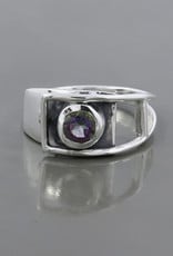 Mystic Quartz and Sterling Silver Ring (Size 7) - R-22837-03-845