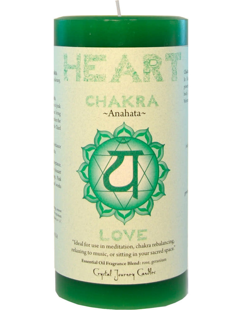 Chakra Heart 3x6 Pillar