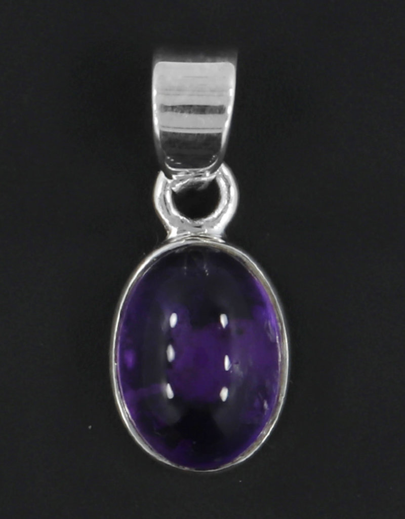 Ametrine Oval and Sterling Silver Pendant - PA-21039-01-46-Q