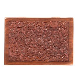 Box - Lotus Wood Box - 7 x 5 inches - 67065
