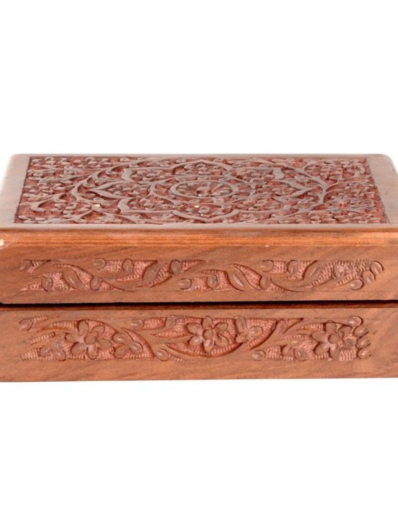 Box - Lotus Wood Box - 7 x 5 inches - 67065