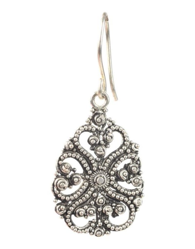 Earrings - Silver Balinese - E2231
