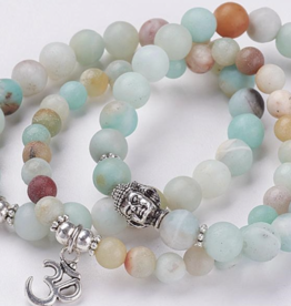 Bracelet - Amazonite with Charm - BR20