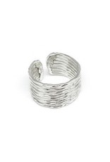 Ring - Chords - Silver Plated - R301