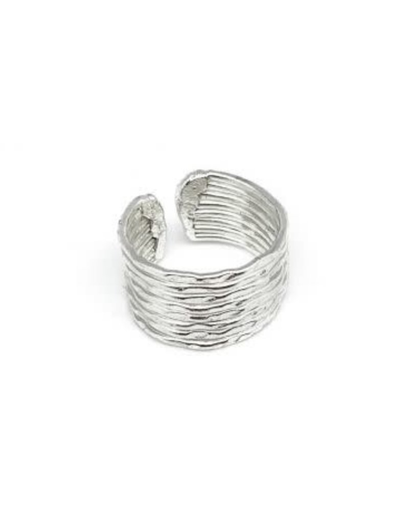 Ring - Chords - Silver Plated - R301