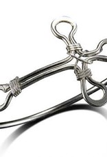 Cross - Silver Plated Bracelet