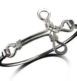 Cross - Silver Plated Bracelet