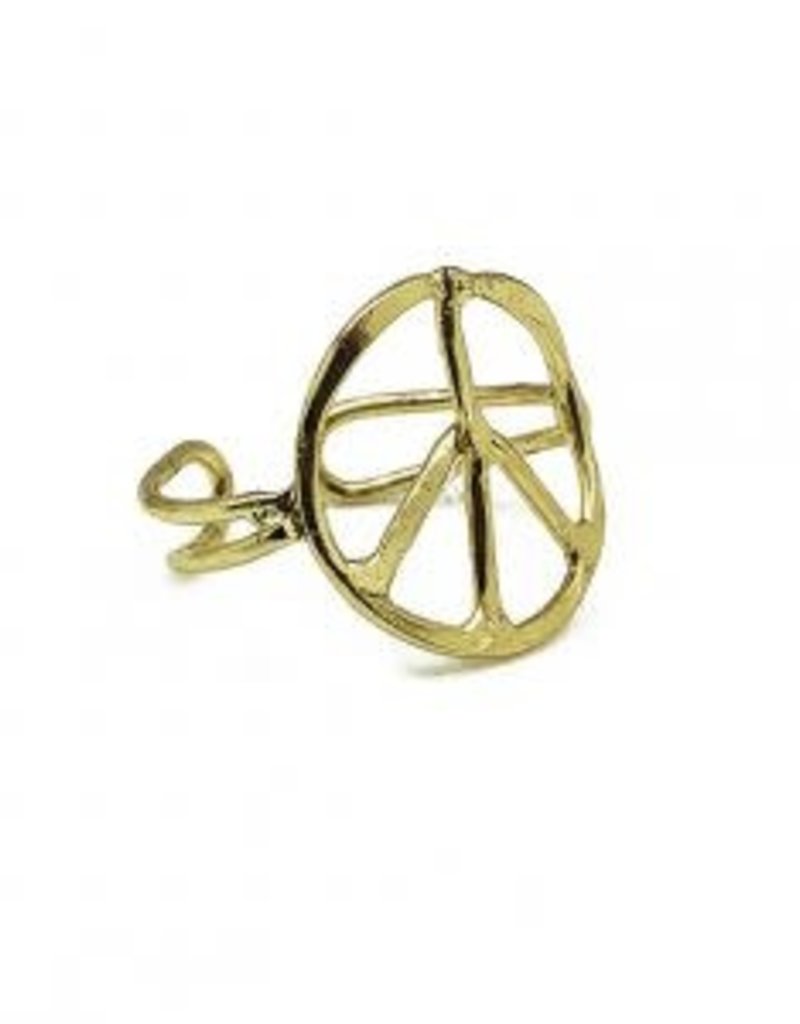 Ring - Peace - Gold Plated - R323G