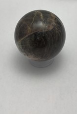 Black Moonstone Sphere-Madagascar- 2inch+