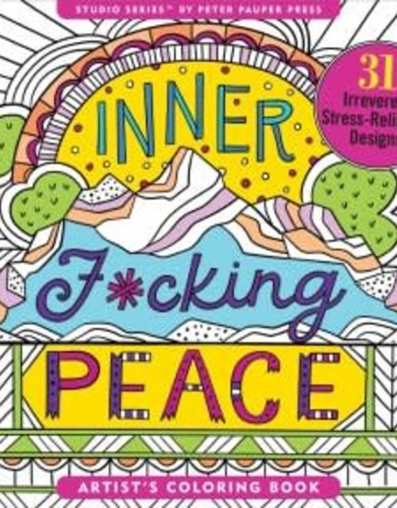 Inner F*cking Peace Adult Coloring Book- 334565