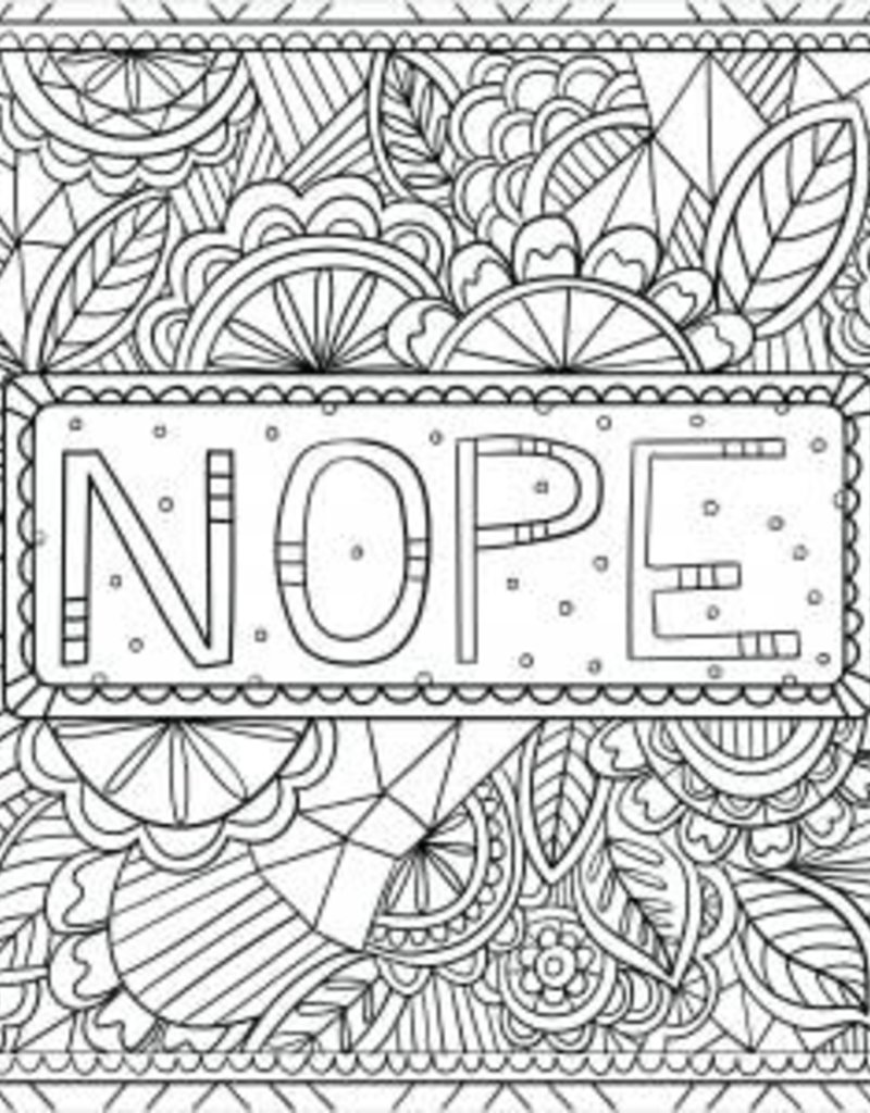 Inner F*cking Peace Adult Coloring Book- 334565