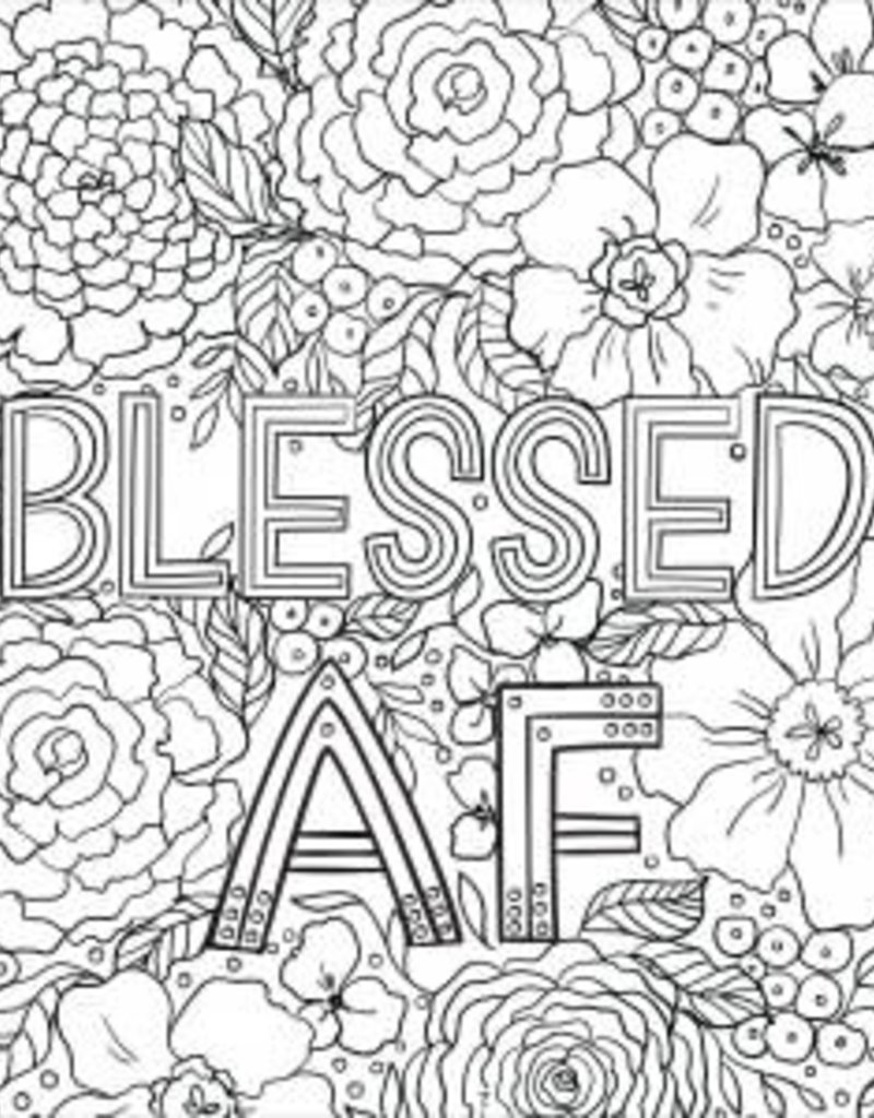 Inner F*cking Peace Adult Coloring Book- 334565