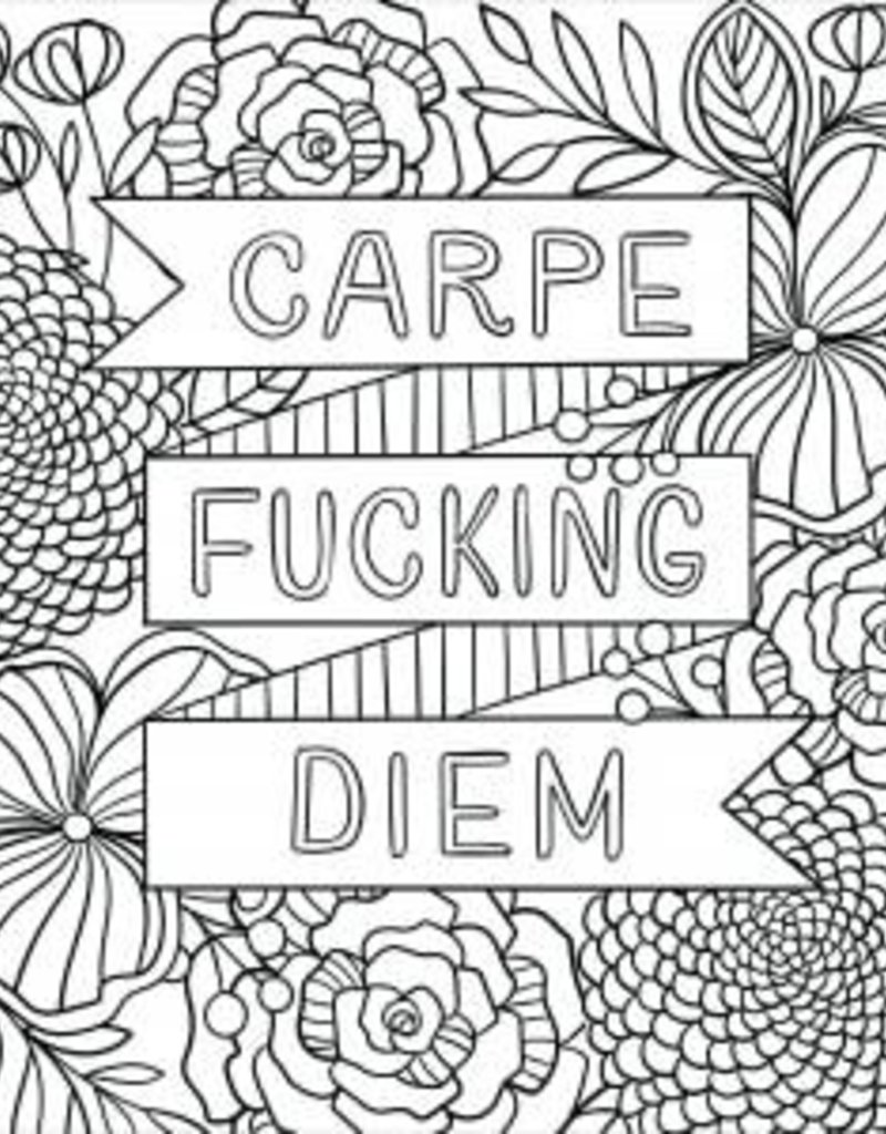 Inner F*cking Peace Adult Coloring Book- 334565