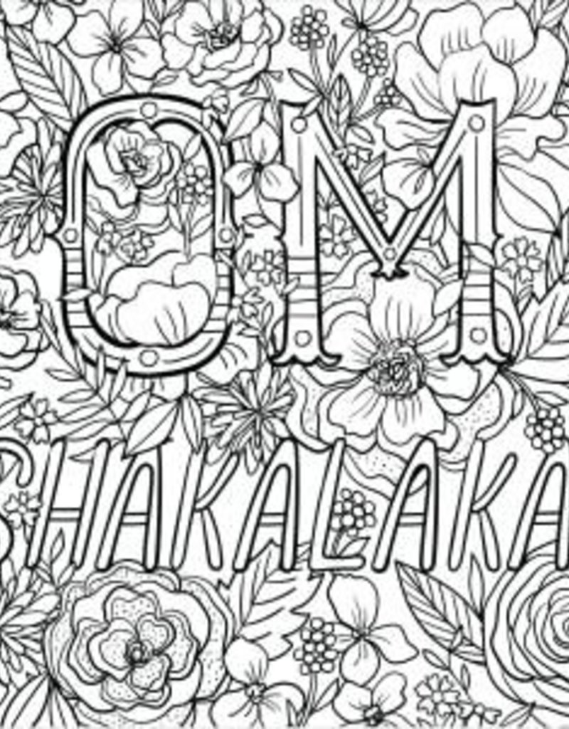 Inner F*cking Peace Adult Coloring Book- 334565