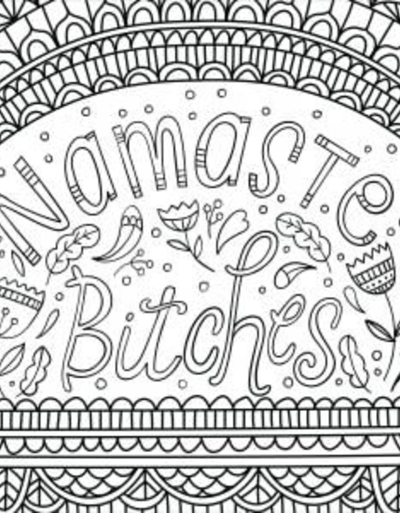 Inner F*cking Peace Adult Coloring Book- 334565