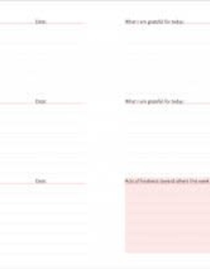 Journal - A Daily Dose of Gratitude