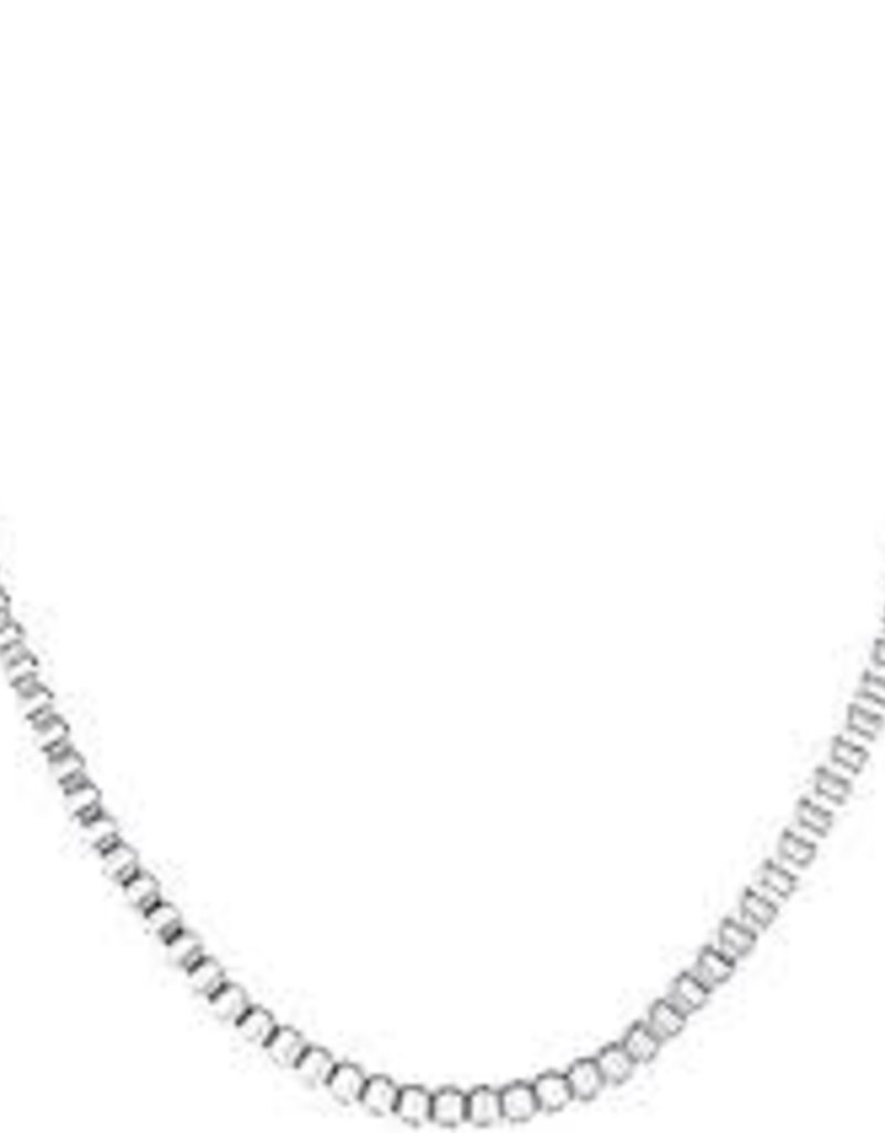 Necklace - Sterling Silver Box Chain - 24 inches