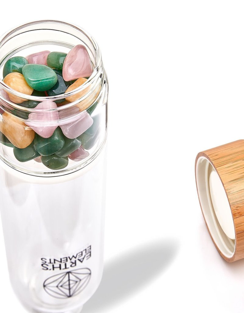 Crystal Water Bottle - Sacred Healing - WB-CBH11