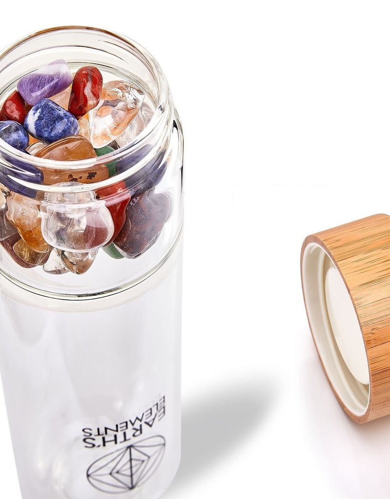 Crystal Water Bottle - Chakra Alignment - WB-CBC11